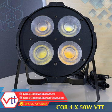 ĐÈN LED COB 4*50W VTT Trắng + Trắng Ấm