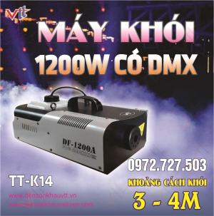 Máy khói 1200W có DMX TT-K14